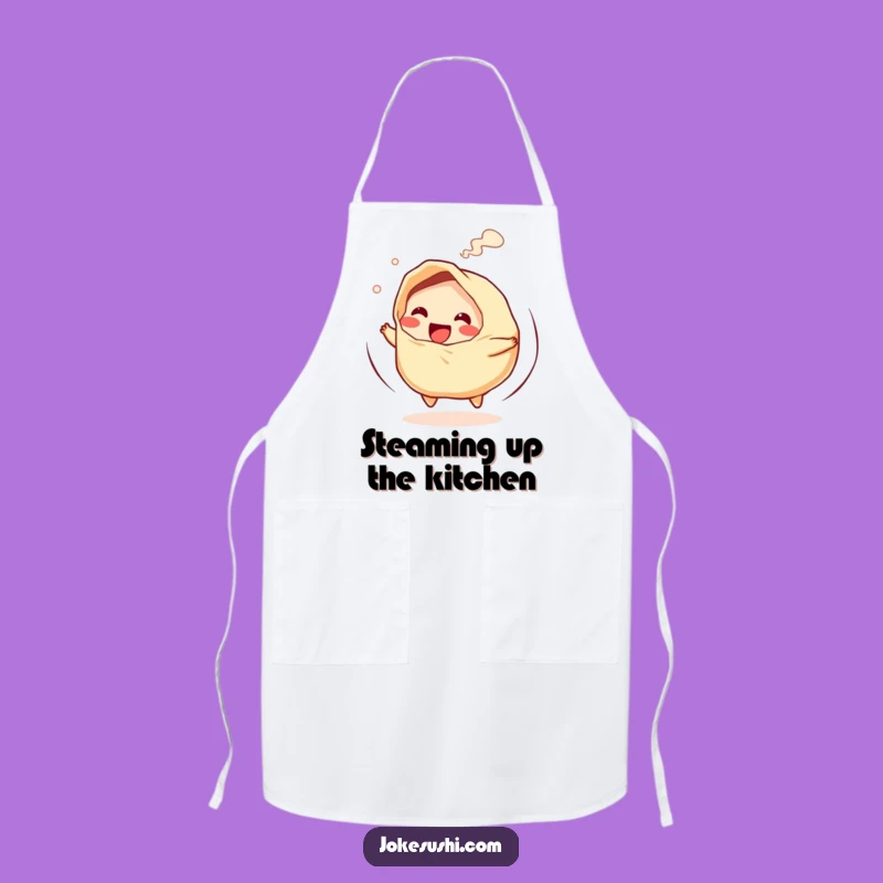 Funny Gyoza Chef Apron: Spin Your Way to Deliciousness!