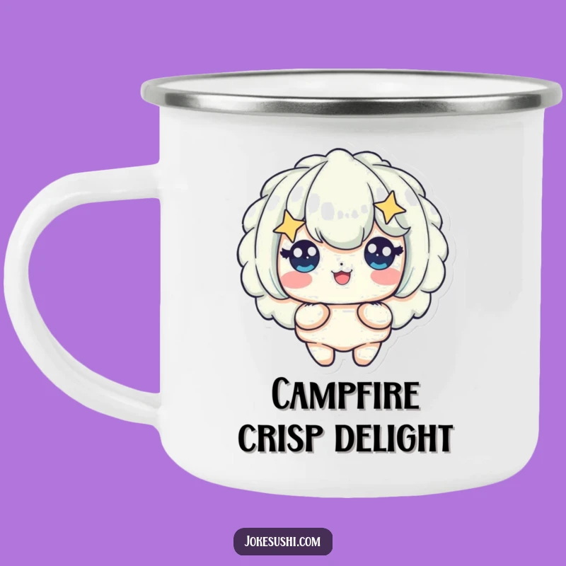 Funny Camping Mug: Starry Eyed Tempura, Durable & Hilarious Outdoor Foodie Gift