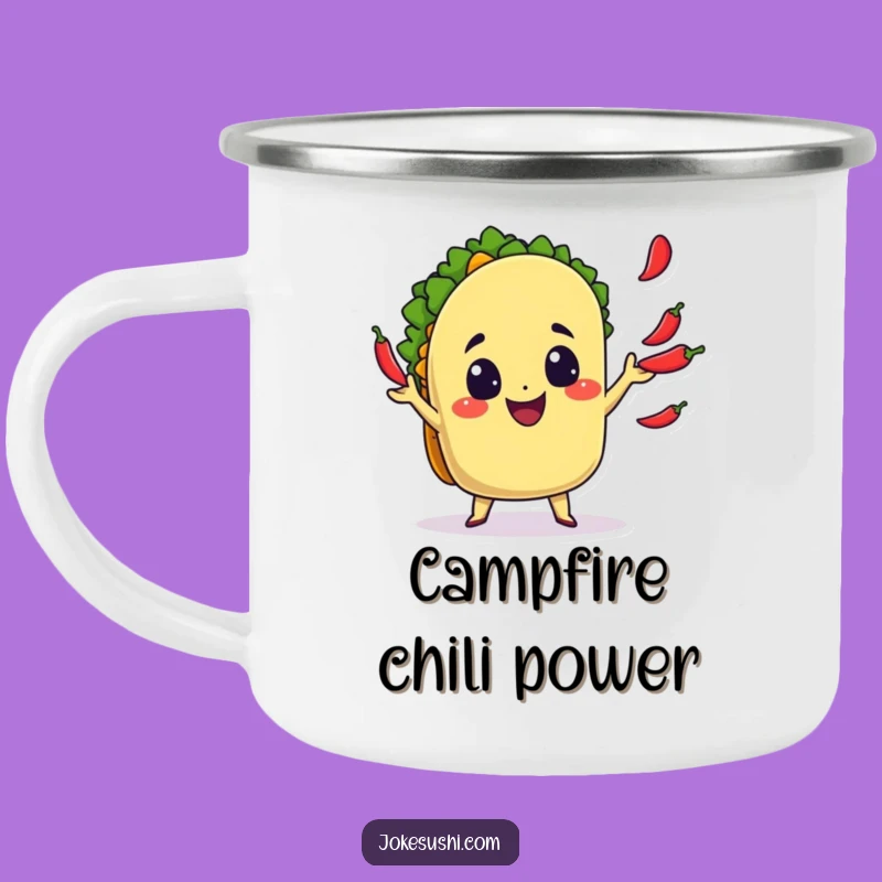 Funny Taco Camping Mug: Spice Up Your Adventures With This Cheerful Funny Gift
