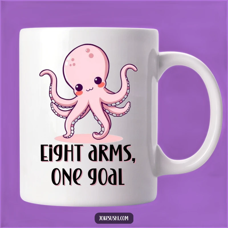 Funny Kawaii Octopus Cartwheel Mug: A Hilarious Gift for Anime Fans