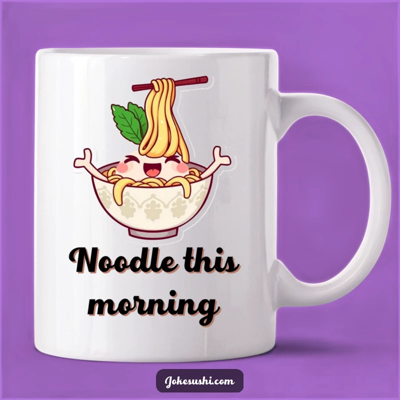 Funny Ramen Wink Mug: Hilarious Noodle Lover's Gift!