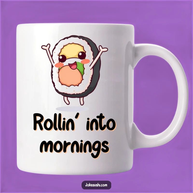 Funny Sushi Roll Mug: Flip Over This Cheerful Funny Gift For Food Lovers