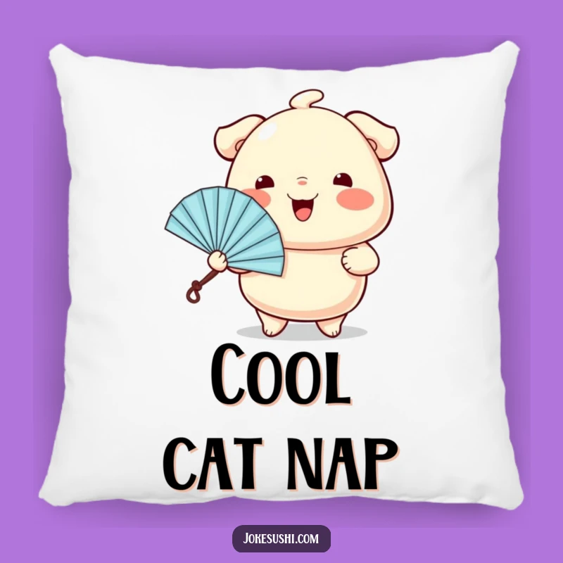 Funny Dumpling Fan Pillow: Cozy Comfort, Cheerful Character, Playful Gift