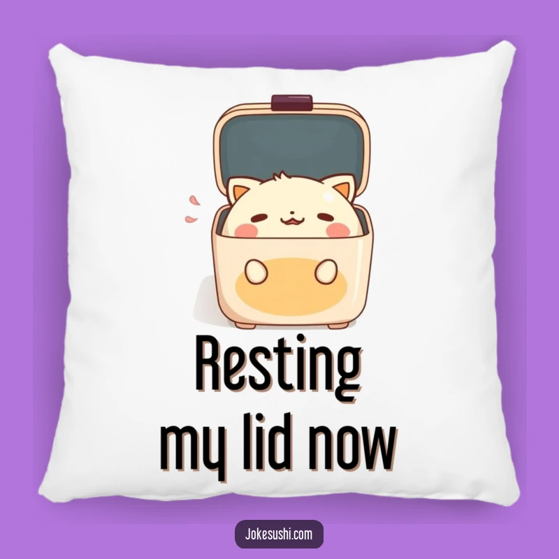 Cozy Funny Bento Box Pillow: Huggable Humor with a Delightful Gasp