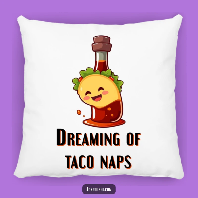 Funny Taco Pillow: Comfy and Hilarious Decor for Sofa Snuggle Sessions