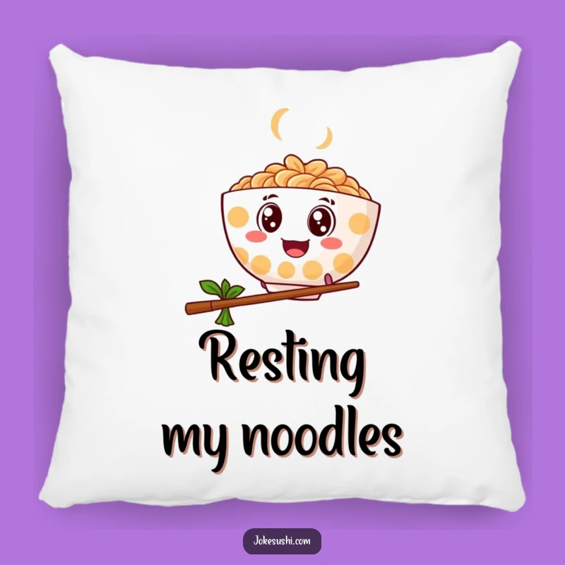 Funny Bouncy Ramen Pillow, Googly Eye Cushion - Adorable Funny Gift
