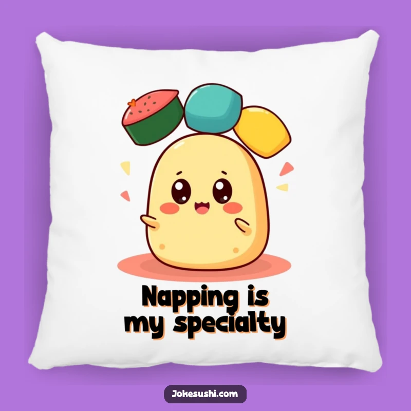 Funny Tamagoyaki Juggling Pillow: Cheerful Roe Comfort - Soft 'Funny Gift'