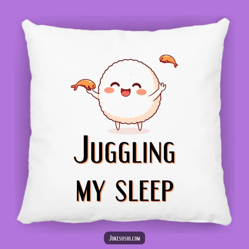 Funny Rice Ball Juggling Pillow: Cozy Comfort with a Comedic Twist!
