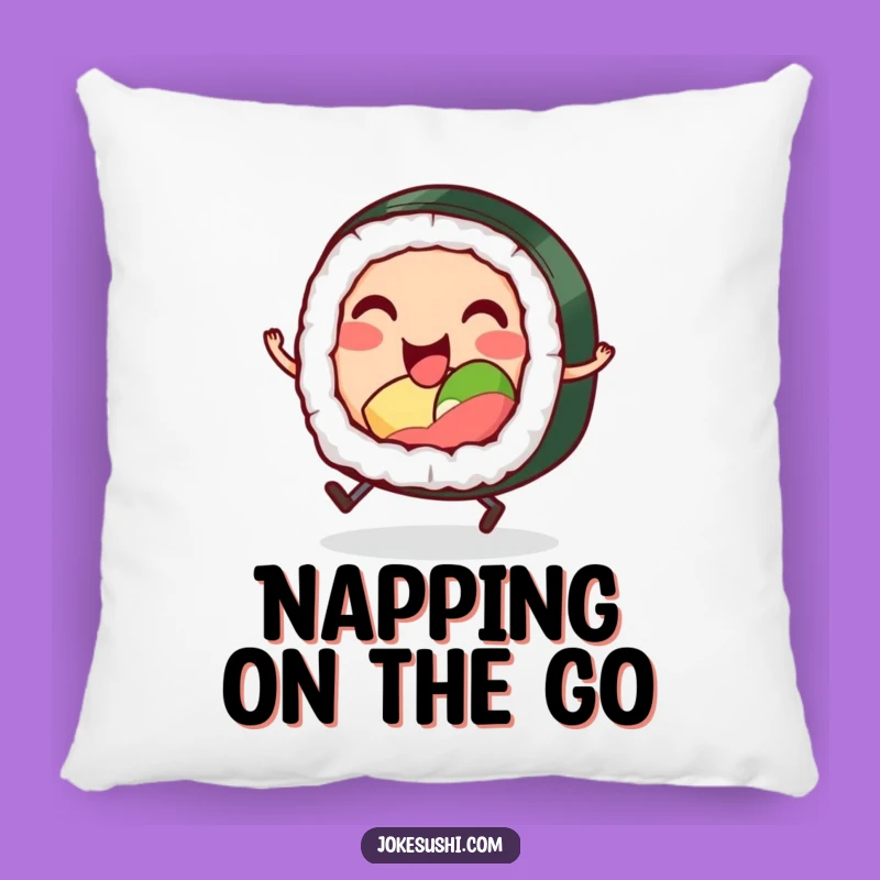 Funny Sushi Roll Pillow: Cuddle Up with Foodie Comedy and Comfort