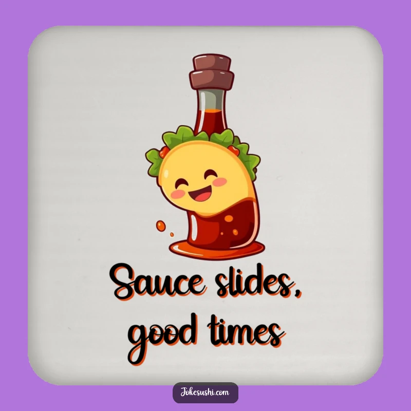 Funny Taco Coaster: Protect Surfaces with Hilarious Foodie Charm