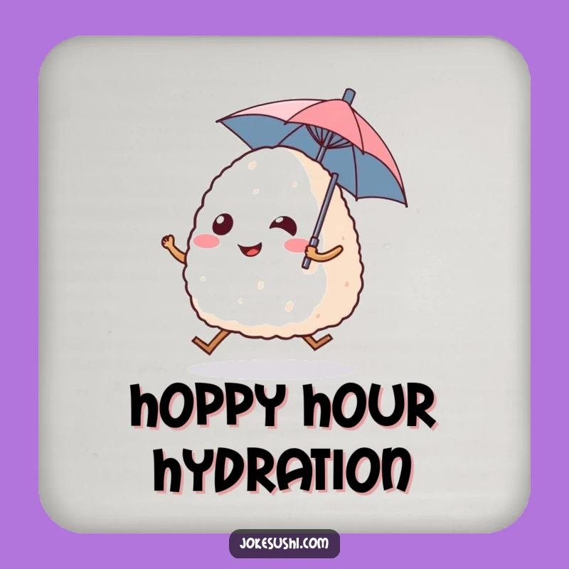 Funny Onigiri Coasters - Protect Surfaces with Cute Rice Ball Art