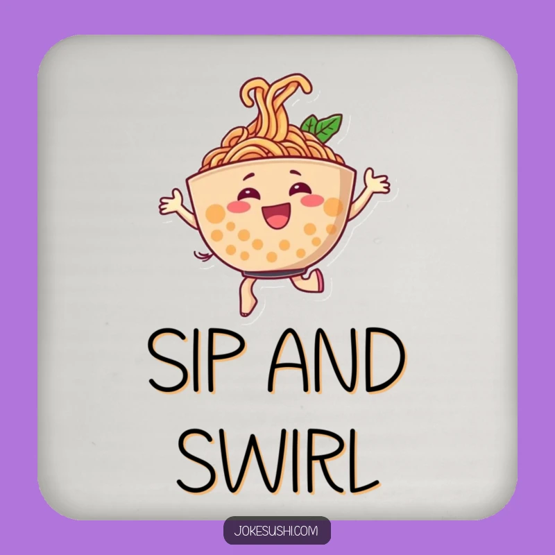 Funny Ramen Coasters - Protect Surfaces with Cheerful Art