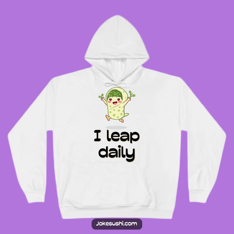 Funny Seaweed Wrap Leap Hoodie: Cozy Up with Dynamic Humor!