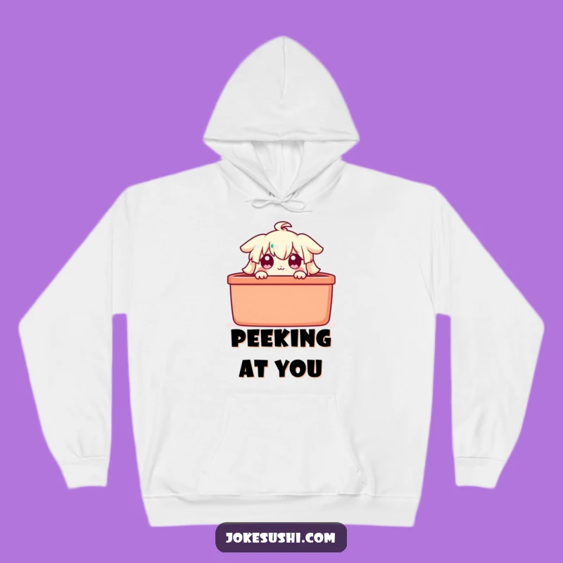 Cozy Funny Bento Box Hoodie: Stay Warm and Peek with Humorous Delight