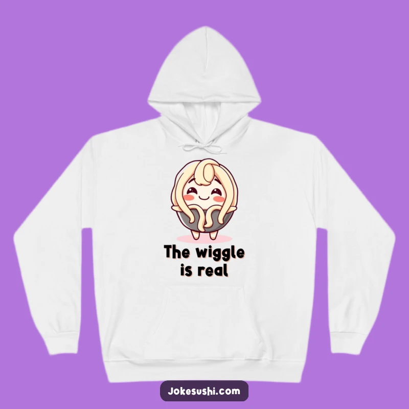 Funny Udon Noodle Wiggle Hoodie: Cozy Comfort and Hilarious Cartoon Joy