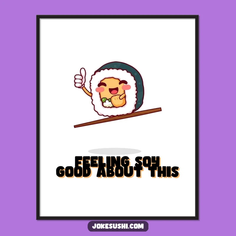 Free Printable Wall Art Funny Sushi Chopstick Balancing Humor Downloadable Home Decor