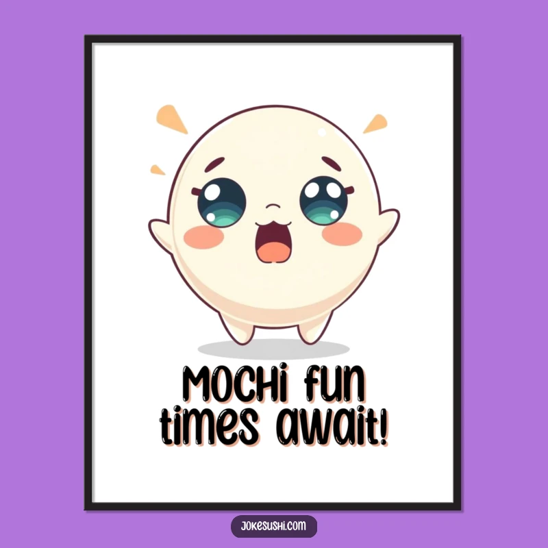 Funny Free Printable Wall Art: Bouncing Mochi Decor - Hilarious Downloadable!