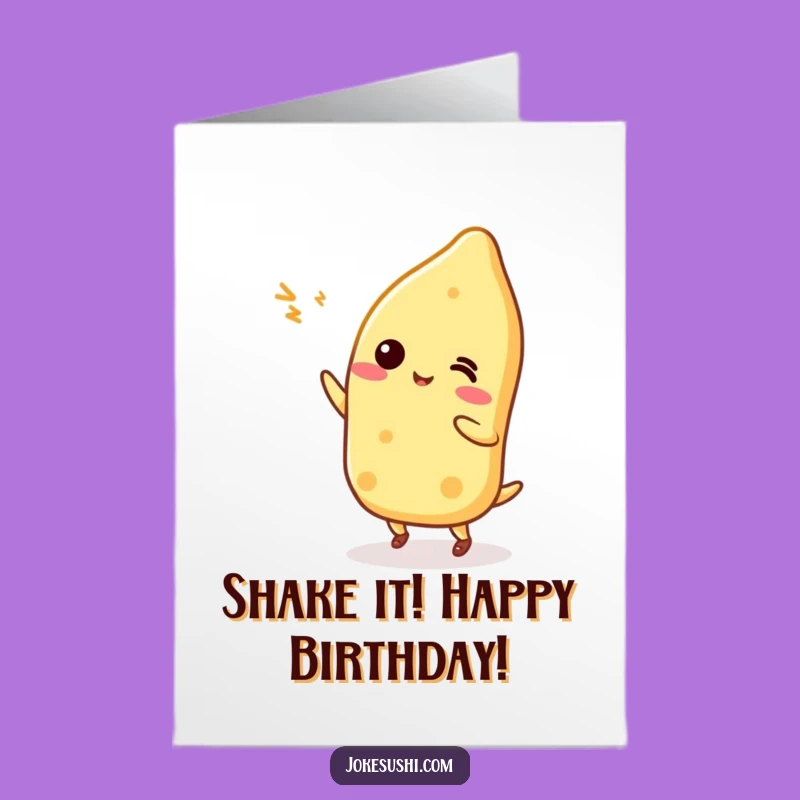 Free Printable Birthday Card: Dancing Tamagoyaki - Hilarious Downloadable Fun!
