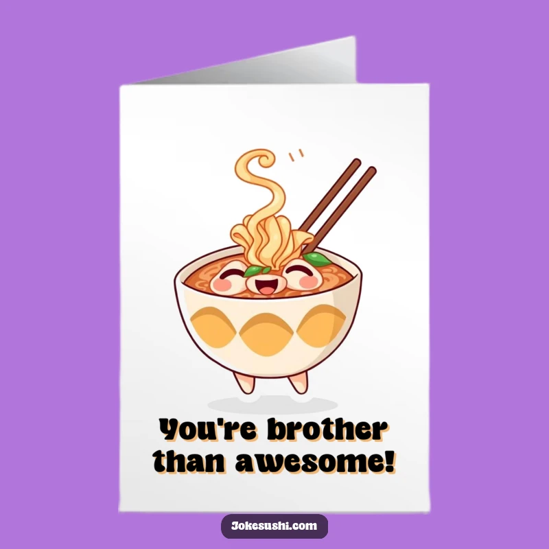 Free Printable Congrats Card: Funny Ramen Character, Awesome Downloadable Gift