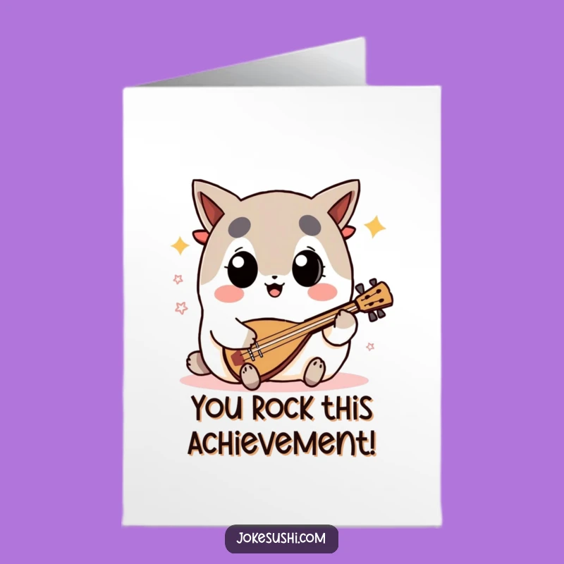Free Printable Congrats Card: Nori Shamisen Jam Funny Downloadable Celebration