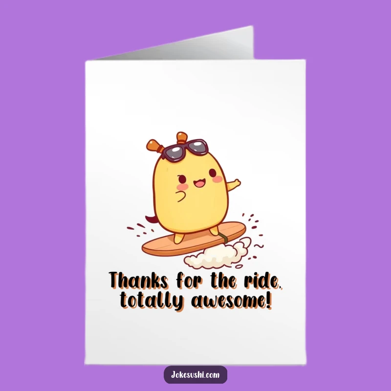 Awesome Free Printable Thank You Card: Surf's Up! - Downloadable Gift!