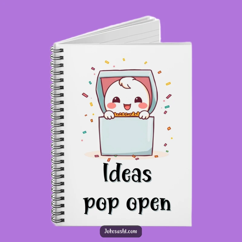 Funny Bento Box Confetti Notebook: Joyful Character Journal, Great Humorous Gift