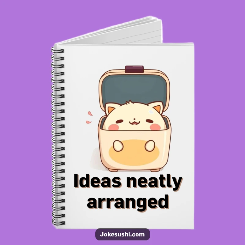 Funny Bento Box Notebook: Jot Down Ideas with a Delightful Culinary Gasp