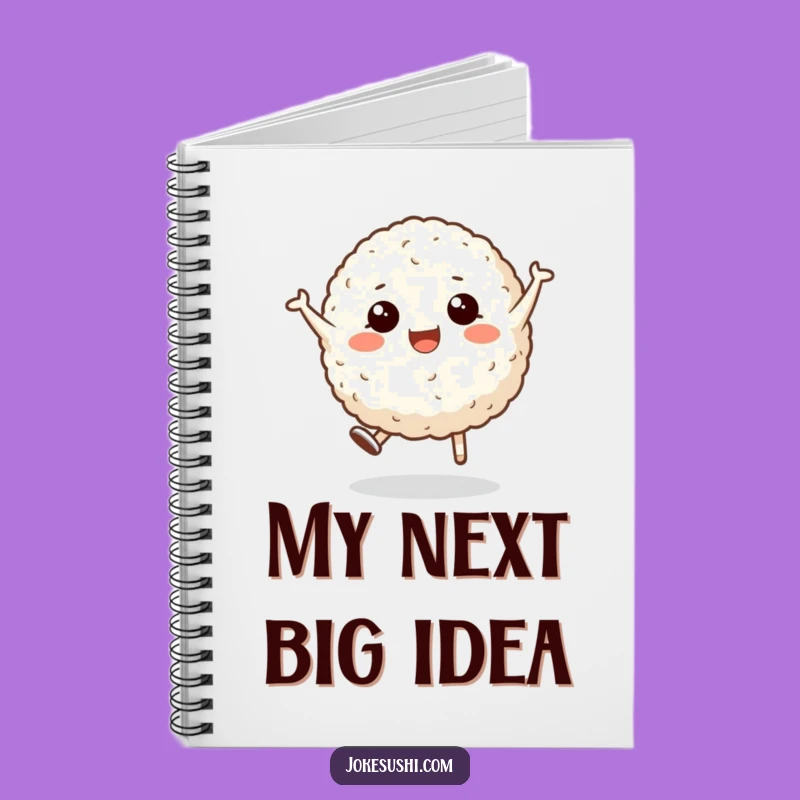 Funny Rice Ball Cartwheel Notebook: Jot Down Ideas with Hilarious Style!