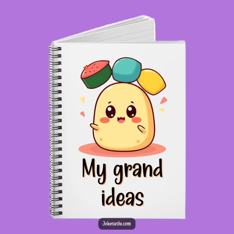 Funny Tamagoyaki Juggling Notebook: Cheerful Ideas Journal - Great 'Funny Gift'