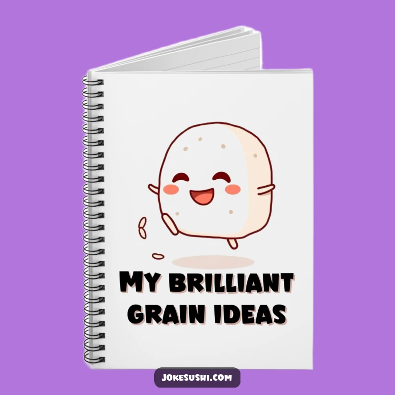 Funny Onigiri Notebook: Playful Journal for Your Rice-y Ideas