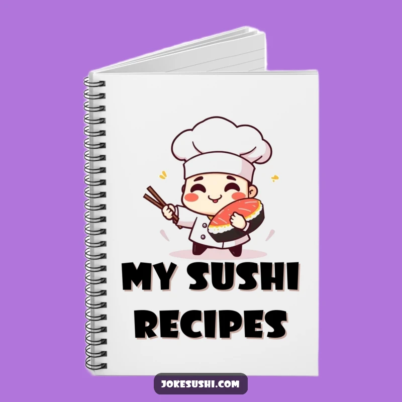 Funny Sushi Chef Notebook: Culinary Creativity Awaits with this Gift