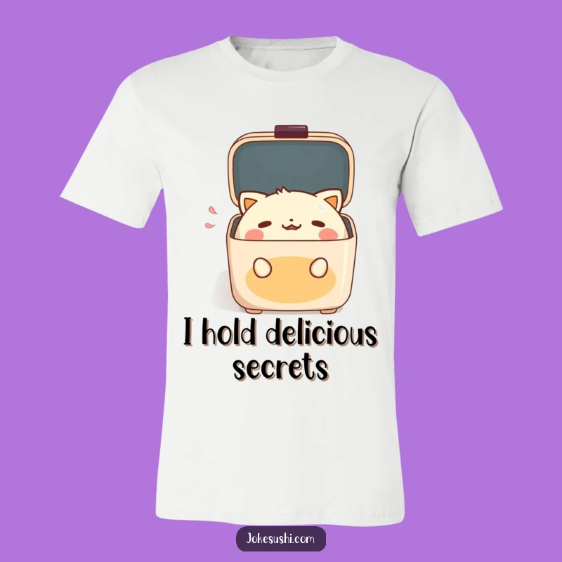 Funny Bento Box T-Shirt: Wear Your Delightful Gasp with This Cute Foodie Tee