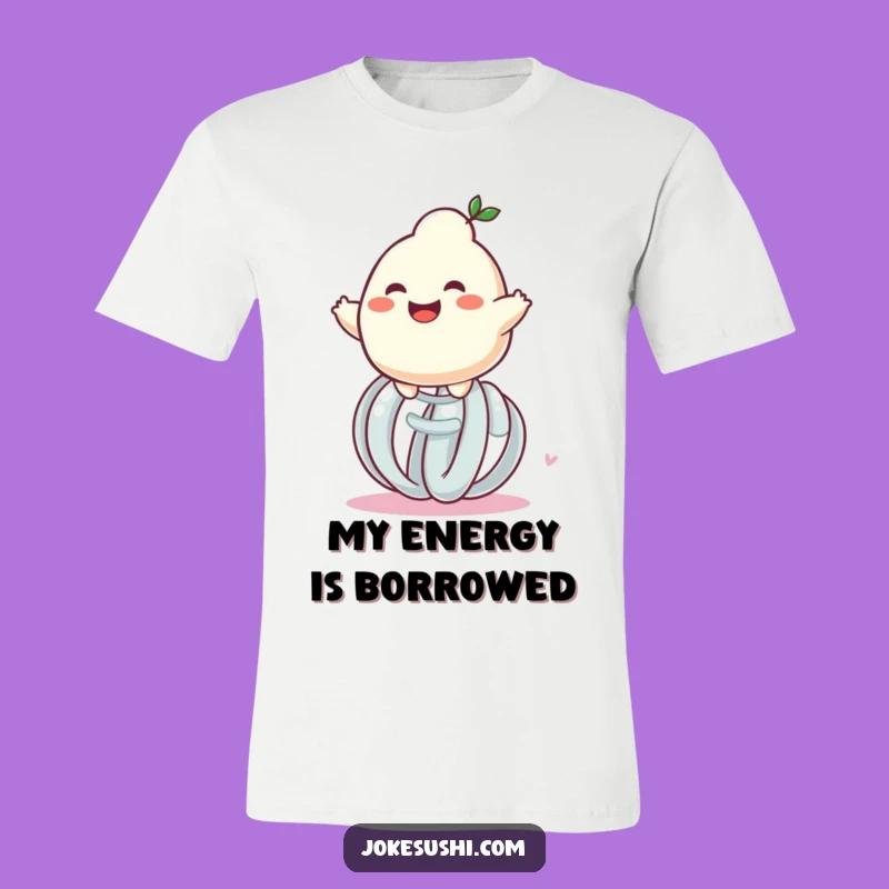 Funny Dumpling Spring Bounce T-Shirt: Playful & Hilarious Foodie Fashion