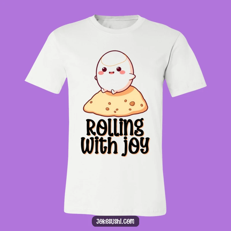 Funny Mochi Roll Tee: Wear Your Bouncy Spirit with Hilarious Style
