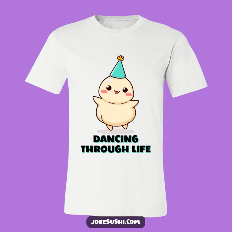 Funny Twirling Dumpling Party T-Shirt: Wear Your Celebration Style