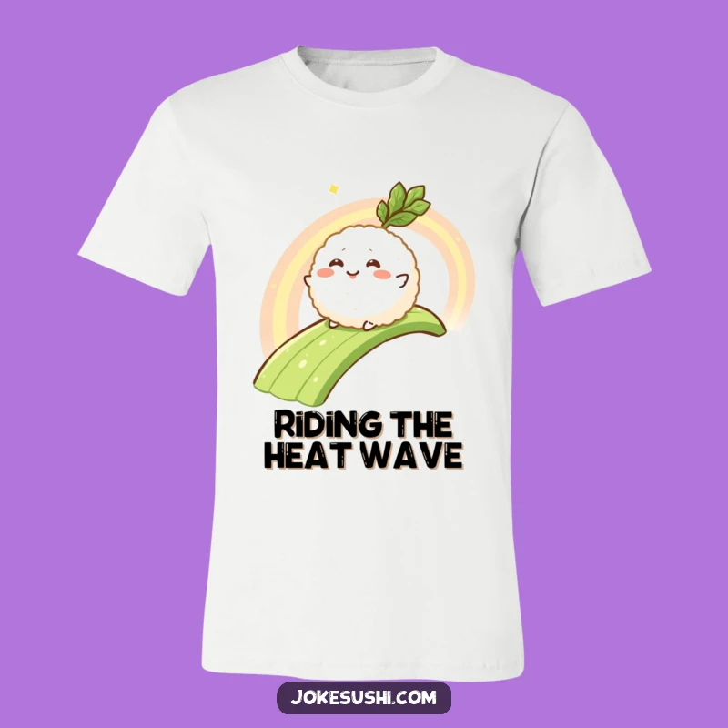 Funny Wasabi Rainbow Rice Ball T-Shirt: Hilarious Japanese Snack Apparel Gift