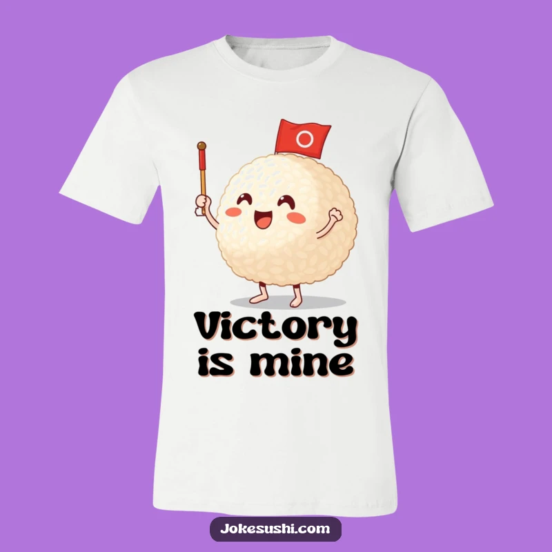Funny Rice Ball T-Shirt: Wave Your Flag With This Cheerful Funny Gift