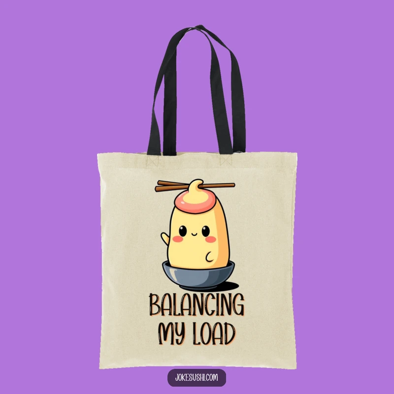 Funny Tamagoyaki Chopstick Tote Bag: Carry Your Essentials with Flair!