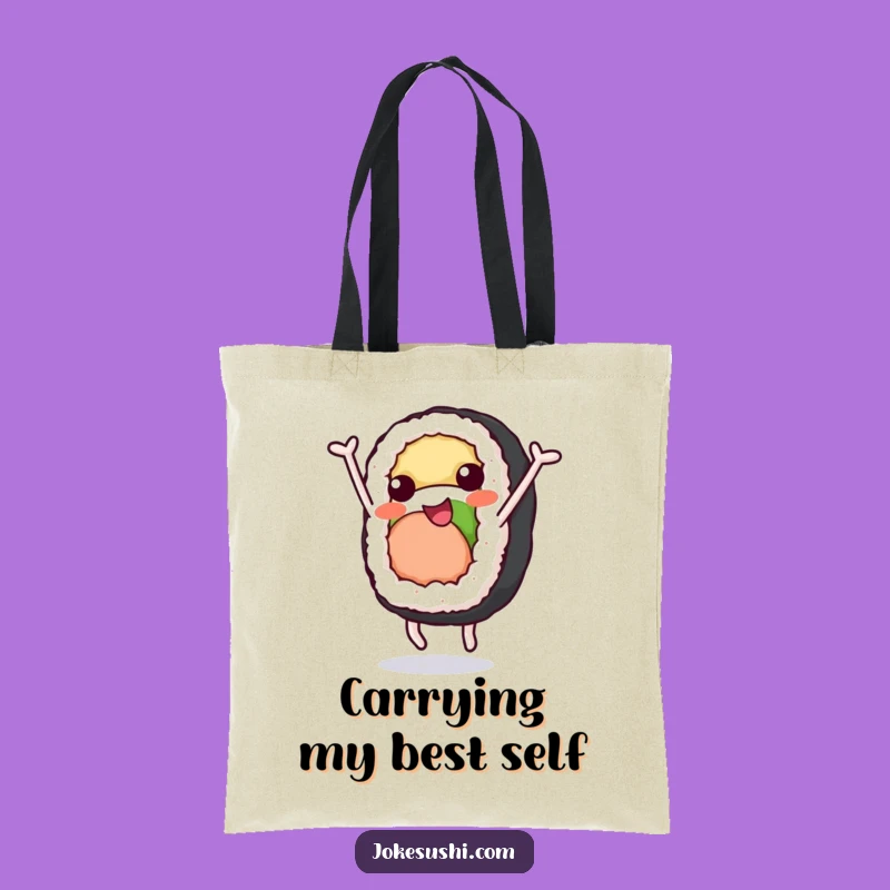 Funny Sushi Roll Tote Bag: Carry Your Fun With This Cheerful Funny Gift
