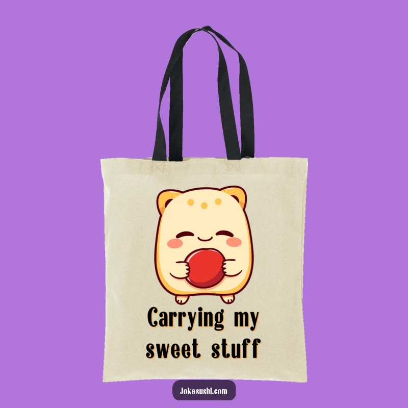 Funny Taiyaki Wink Tote Bag: Carry Your Sweetness with Hilarious Style