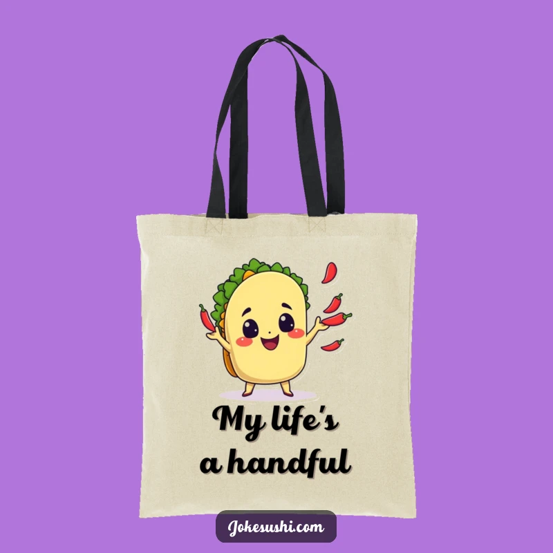 Funny Taco Tote Bag: Carry Your Fiesta With This Cheerful Funny Gift