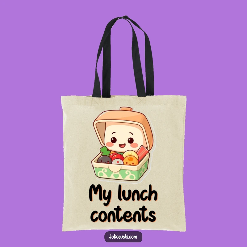 Funny Bento Box Tote: Carry Your Essentials with a Smile Gift