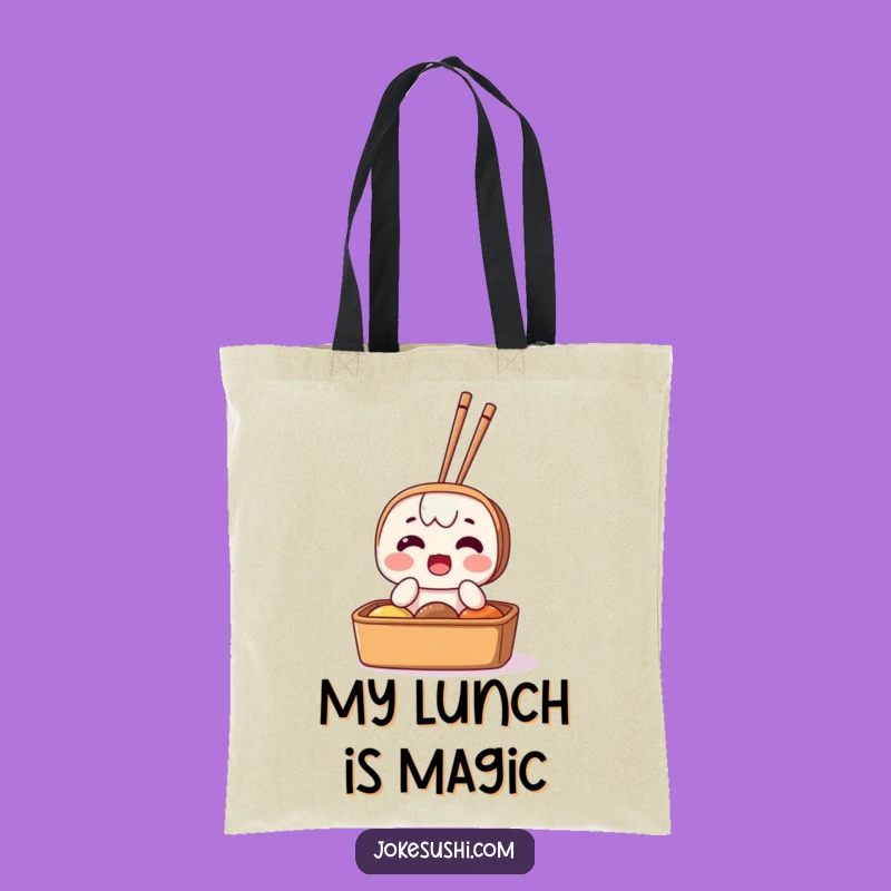Funny Surprised Bento Box Tote Bag: Carry Your Essentials with Hilarious Style